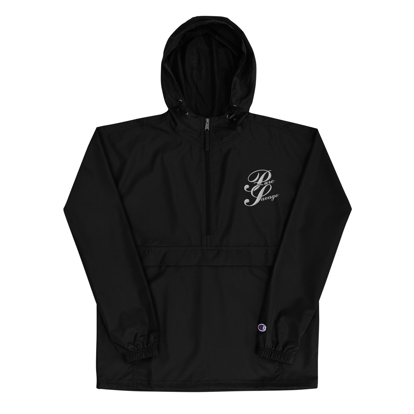 Pure Savage Embroidered Champion Packable Jacket
