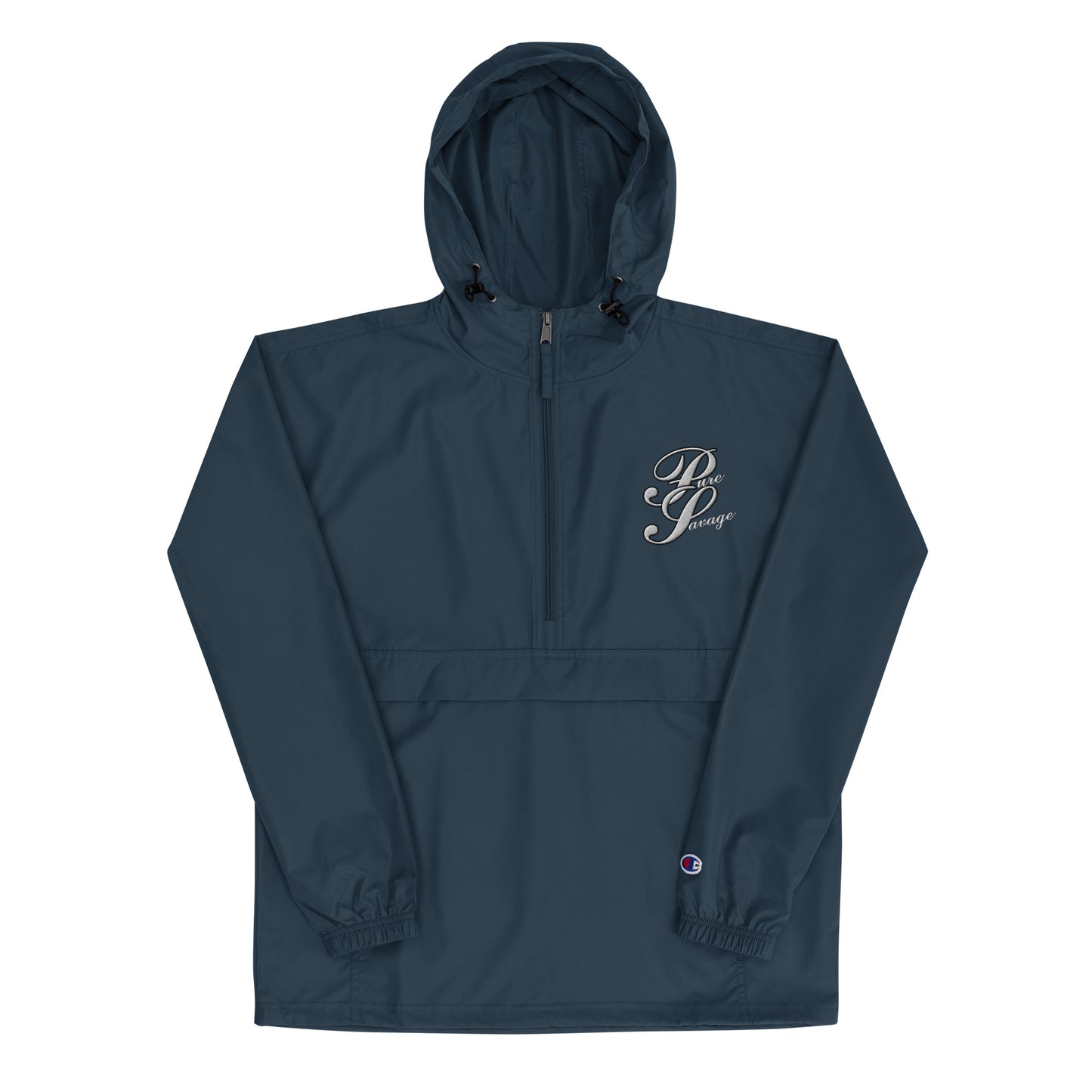 Pure Savage Embroidered Champion Packable Jacket