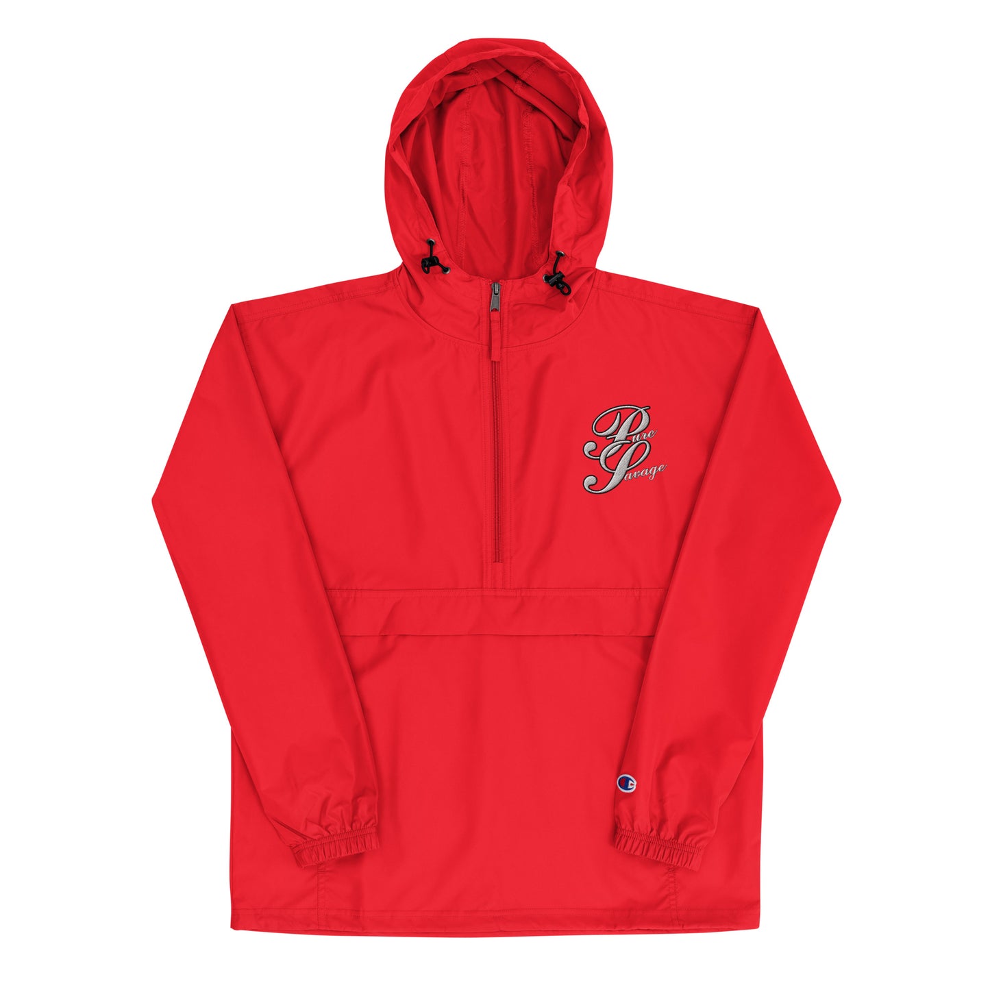 Pure Savage Embroidered Champion Packable Jacket